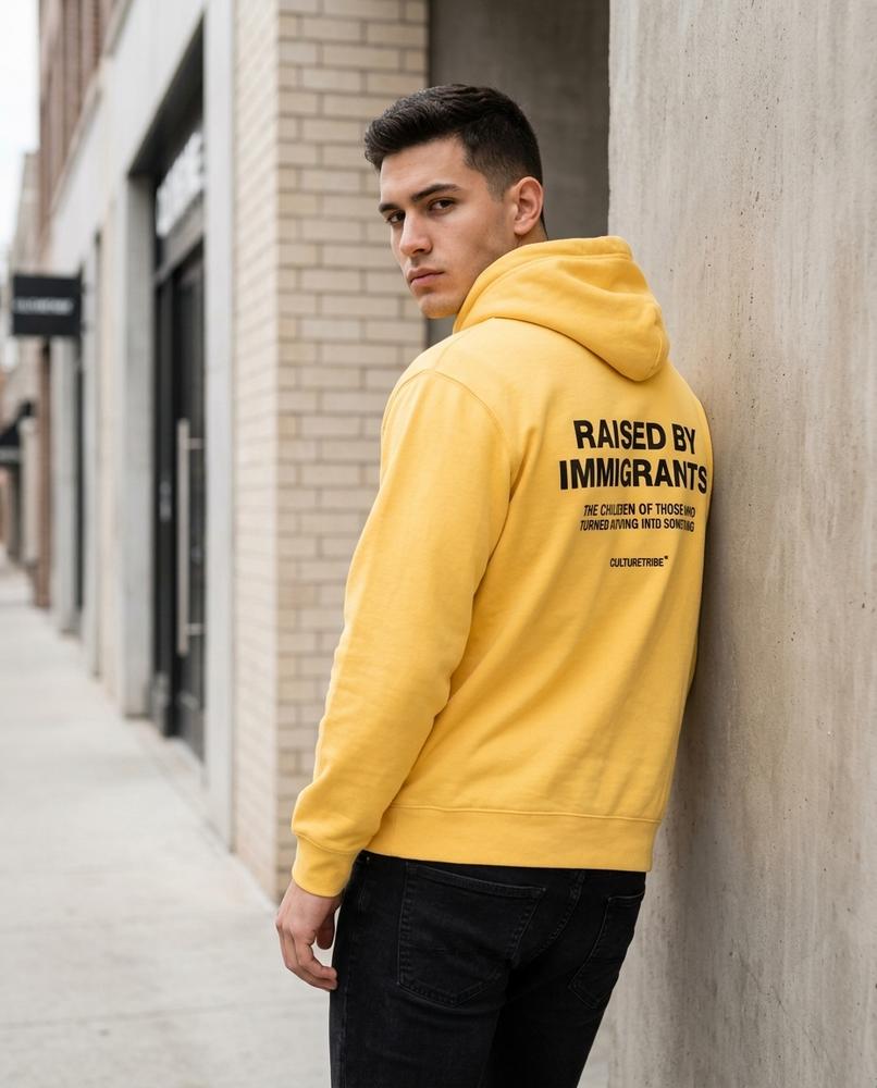 Zumieze - Daven | Printed Relaxed-Fit Hoodie Men