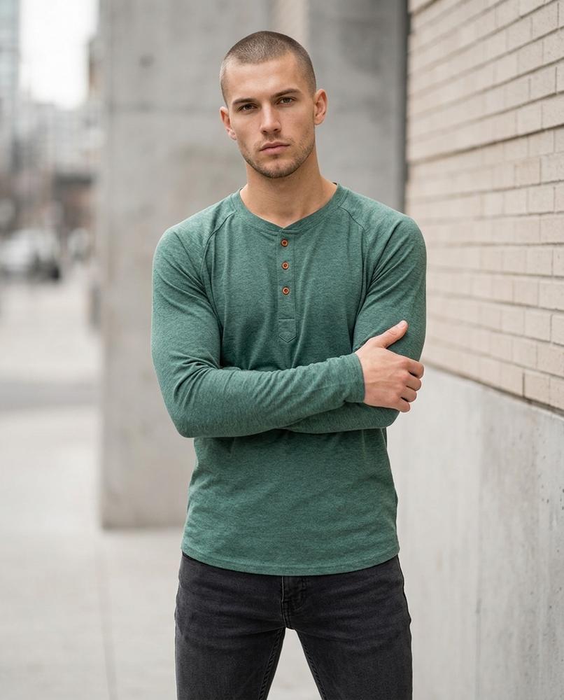 Zumieze - Ronav | Long-Sleeved Button-Placket Shirt Men