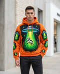 Zumieze - Kavar | Studded Graphic Print Hoodie Unisex