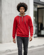 Zumieze - Lalev | Two-Tone Quarter-Zip Hoodie Men