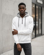 Zumieze - Lalev | Two-Tone Quarter-Zip Hoodie Men