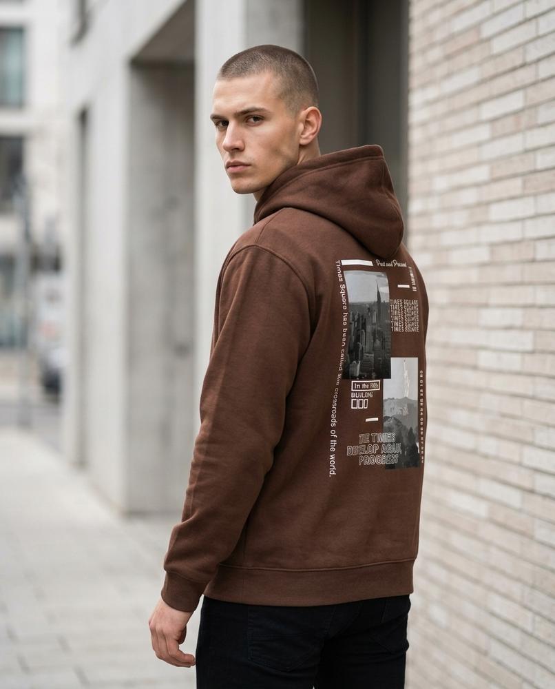 Zumieze - Elsel | Printed Loose-Fit Hoodie Unisex