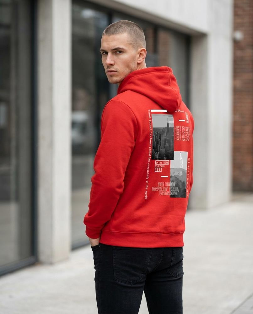 Zumieze - Elsel | Printed Loose-Fit Hoodie Unisex