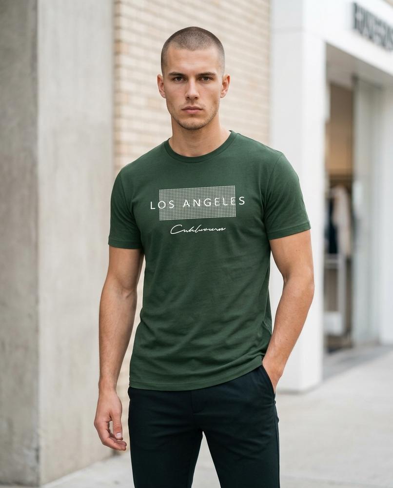 Zumieze - Nedan | Printed Crewneck T-Shirt Men