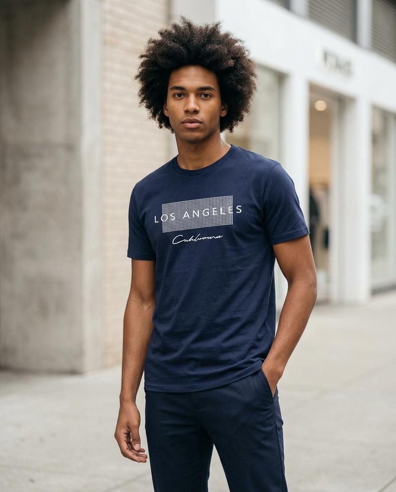 Zumieze - Nedan | Printed Crewneck T-Shirt Men