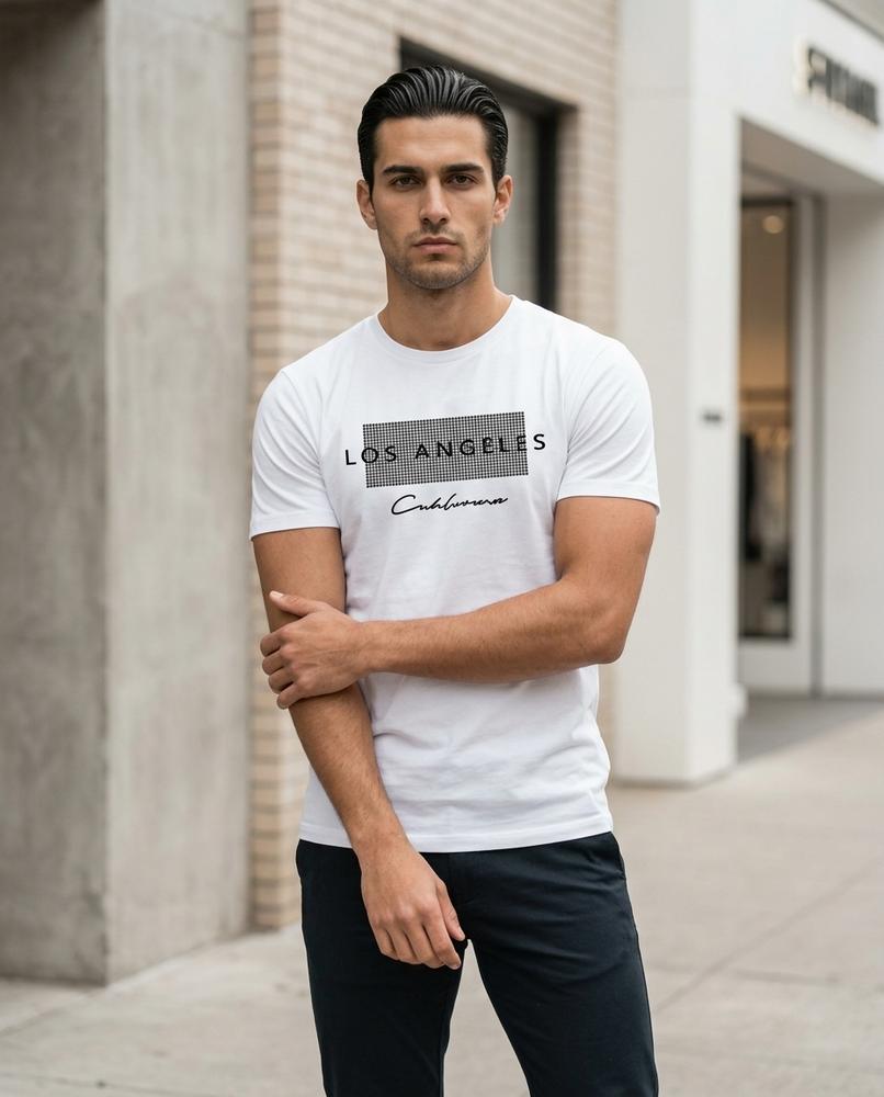 Zumieze - Nedan | Printed Crewneck T-Shirt Men