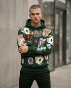Zumieze - Dalen | Embellished Appliquéd Hoodie Men
