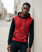 Zumieze - Alnav | Two-Tone Slim-Fit Hoodie Men