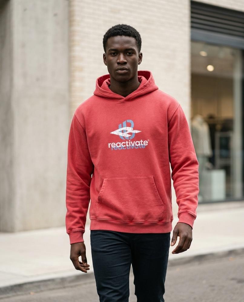 Zumieze - Alser | Washed Printed Hoodie Unisex