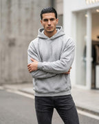 Zumieze - Lelar | Button-Neck Raglan-Sleeve Hoodie Men