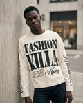 Zumieze - Zever | Textured Graphic Sweatshirt Unisex