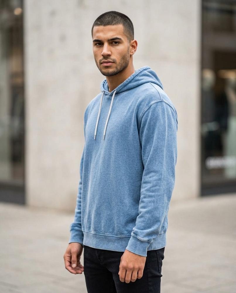 Zumieze - Rikar | Heathered Drawstring Hoodie Unisex