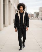 Zumieze - Kedar | Sherpa-Lined Zip-Up Suit Men