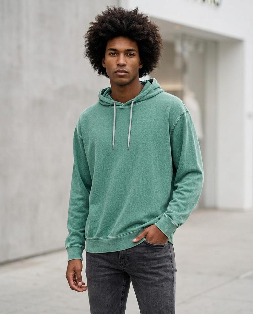 Zumieze - Rikar | Heathered Drawstring Hoodie Unisex