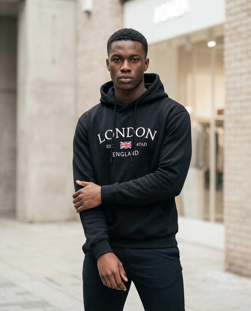 Zumieze - Ronal | Printed Hooded Hoodie Men