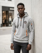 Zumieze - Rorel | Quarter-Zip Embroidered Hoodie Men
