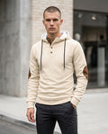 Zumieze - Lamor | Textured Buttoned Hoodie Men