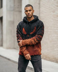 Zumieze - Kevar | Distressed Textured-Knit Hoodie Men