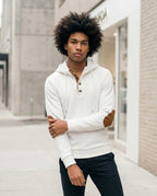 Zumieze - Lamor | Textured Buttoned Hoodie Men