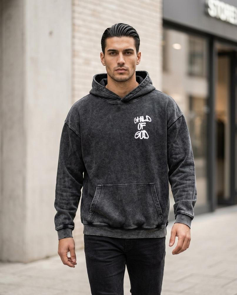 Zumieze - Rosol | Washed Oversized Hoodie Men