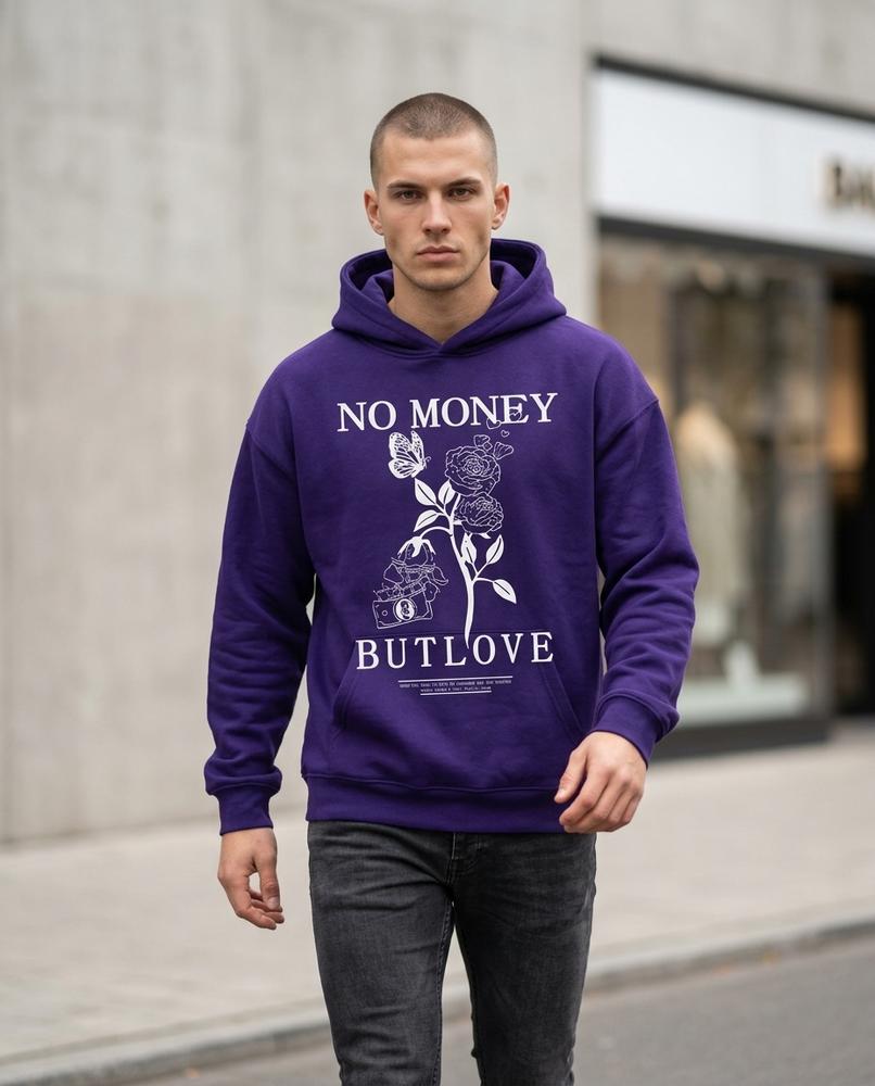 Zumieze - Raral | Printed Loose-Fit Hoodie Men