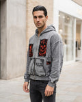 Zumieze - Camon | Zip-Up Patched Hoodie Men