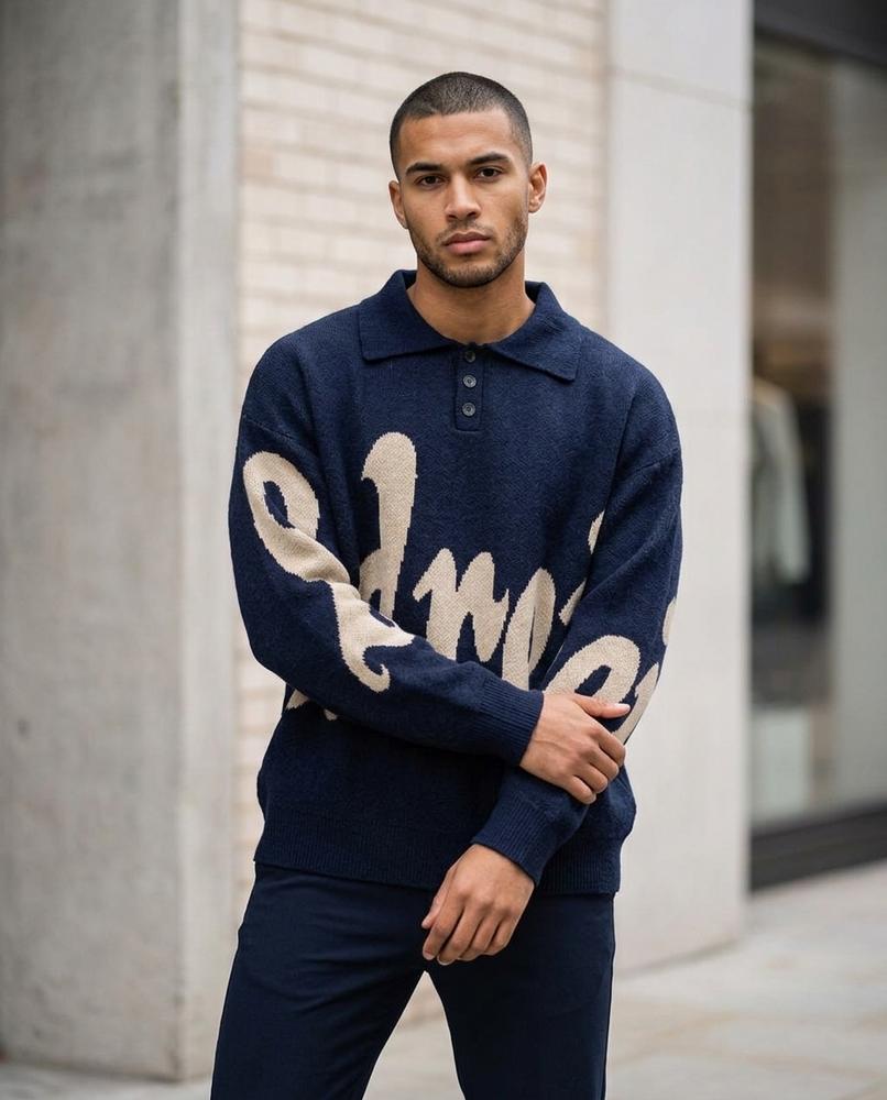 Zumieze - Malin | Knitted Collared Sweater Men