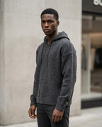 Zumieze - Titir | Knitted Relaxed Fit Hoodie Men