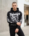 Zumieze - Allin | Printed Relaxed Fit Hoodie Men