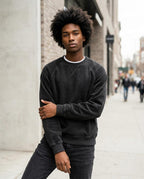 Zumieze - Rasol | Corduroy Raglan Sleeve Sweatshirt Men