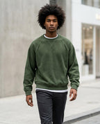 Zumieze - Rasol | Corduroy Raglan Sleeve Sweatshirt Men
