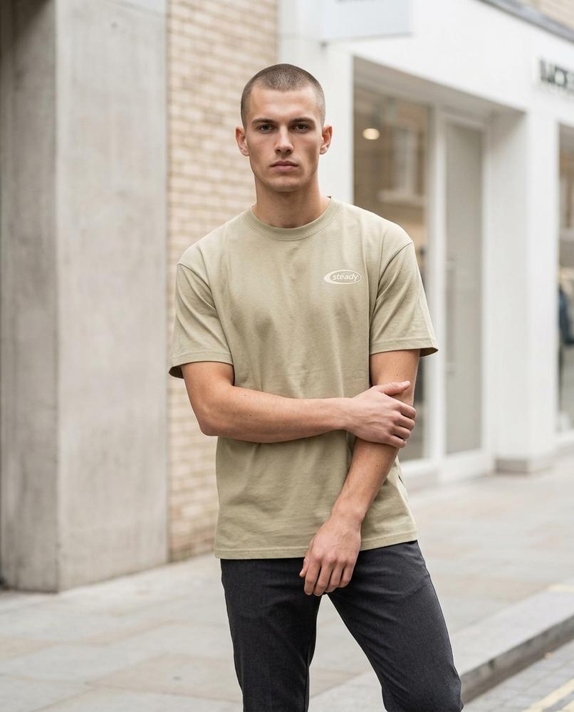Zumieze - Tiren | Loose-Fit Embroidered T-Shirt Men