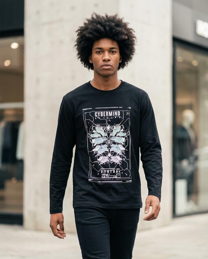 Zumieze - Vesen | Long-Sleeved Graphic-Print T-Shirt Men
