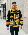 Zumieze - Ledar | Embroidered Patched Hoodie Unisex