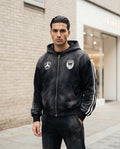 Zumieze - Yonav | Washed-Out Zip-Up Jacket Men