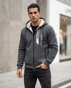 Zumieze - Zemin | Fleece-Lined Zip-Up Jacket Men