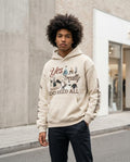 Zumieze - Mawan | Graphic Print Relaxed Fit Hoodie Unisex
