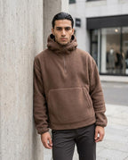 Zumieze - Zavel | Quarter-Zip Fleece Sweatshirt Men