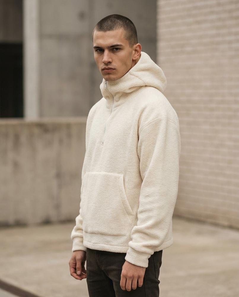 Zumieze - Zavel | Quarter-Zip Fleece Sweatshirt Men