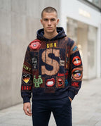 Zumieze - Tilev | Patched Appliquéd Hoodie Unisex