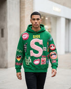 Zumieze - Tilev | Patched Appliquéd Hoodie Unisex