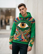 Zumieze - Mikar | Embroidered Multicolor Hoodie Men