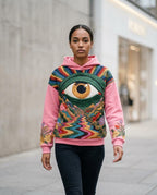 Zumieze - Mikar | Embroidered Multicolor Hoodie Men