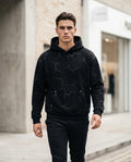 Zumieze - Cosen | Patterned Relaxed-Fit Hoodie Unisex