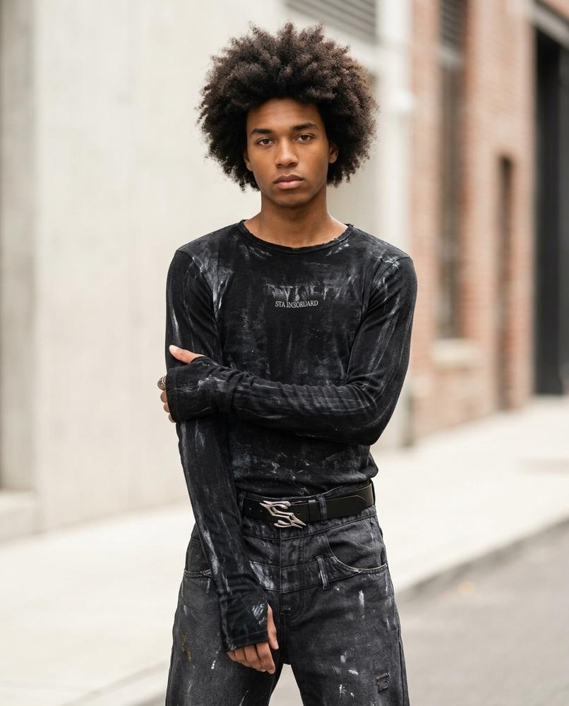 Zumieze - Selen | Slim-Fit Washed-Out T-Shirt Unisex