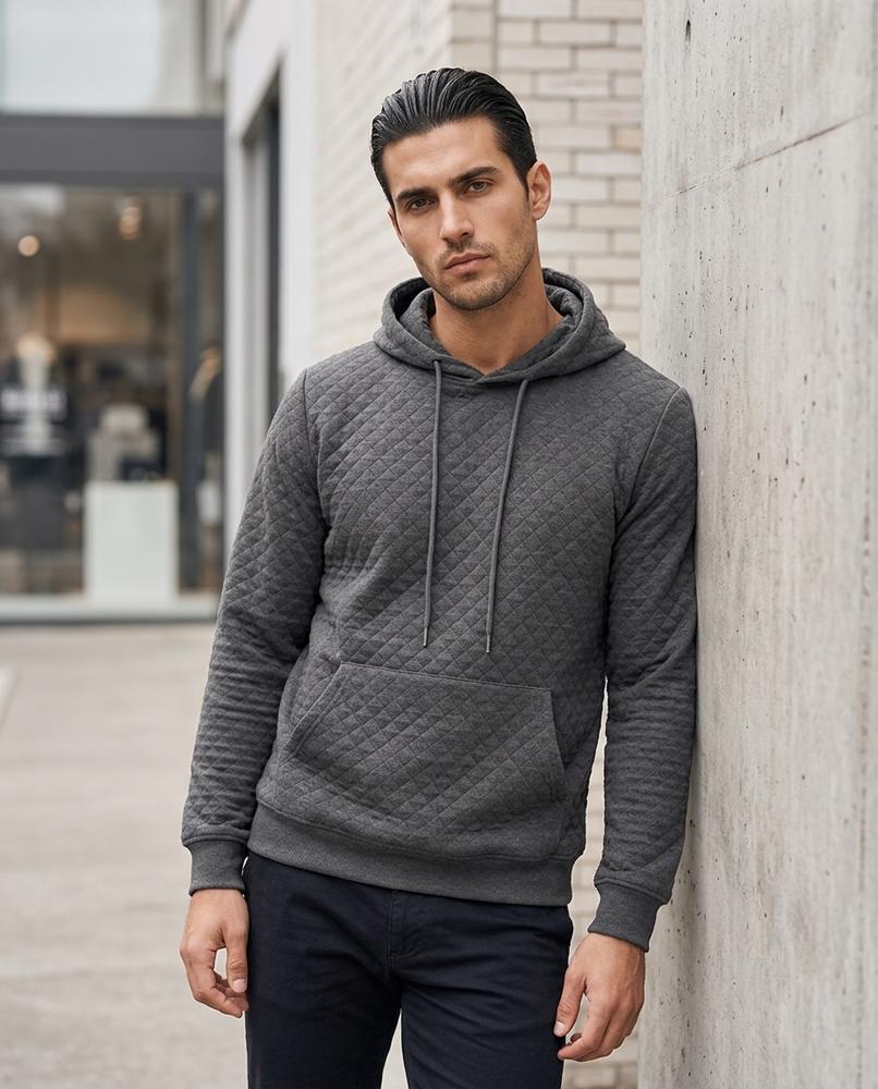 Zumieze - Arsin | Textured Straight-Cut Hoodie Men