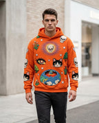 Zumieze - Arlev | Embroidered Tie-Dye Hoodie Unisex