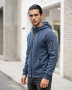 Zumieze - Lalor | Zip-Up Melange Hoodie Men