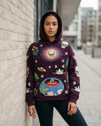 Zumieze - Arlev | Embroidered Tie-Dye Hoodie Unisex