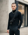 Zumieze - Elram | Slim-Fit Long-Sleeved Turtleneck Sweater Men